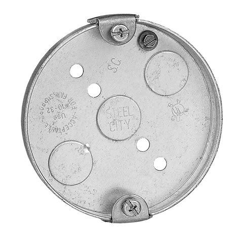 exteriorpancake junction box cover|round pancake boxes.